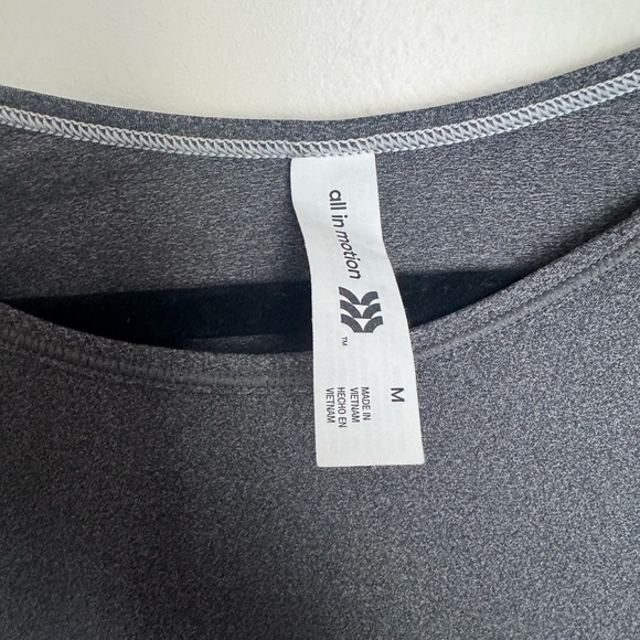 All in Motion Charcoal Short Sleeve Tee - Picture 3 of 4